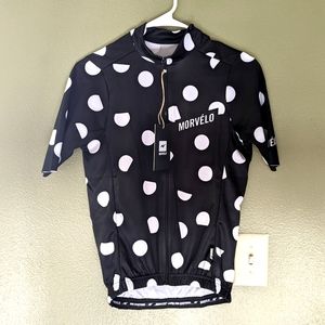 Morvelo Cycling Jersey - Small - Black and White
